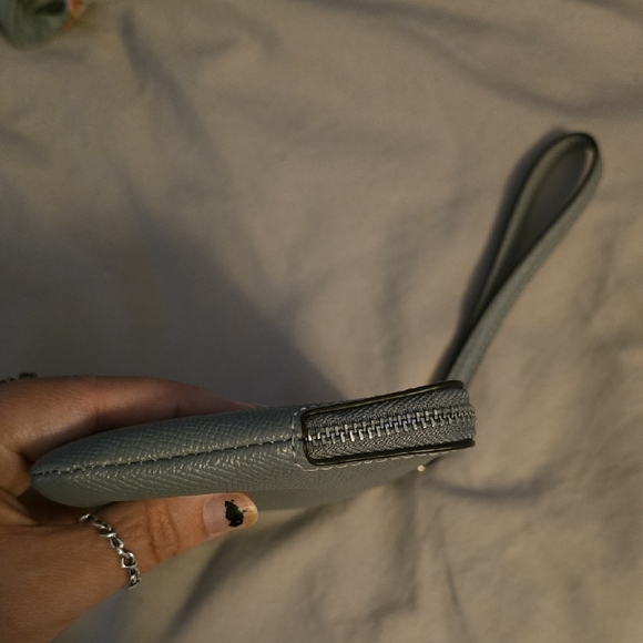 Coach Gray Wristlet Clutch - Picture 9 of 10